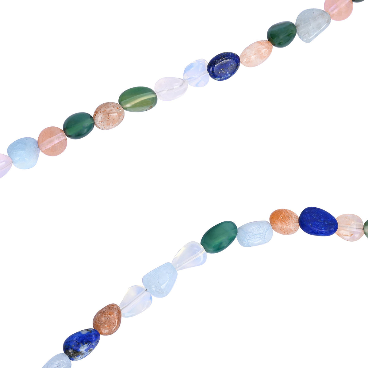 Collar de piedra brillo místico