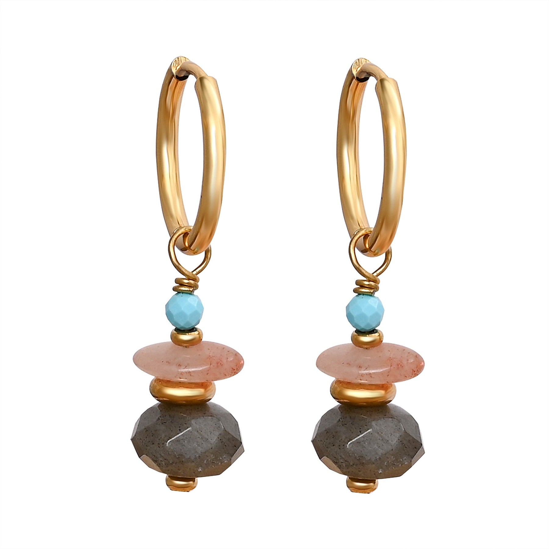 Pendientes Aurora Labradorita