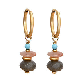 Pendientes Aurora Labradorita