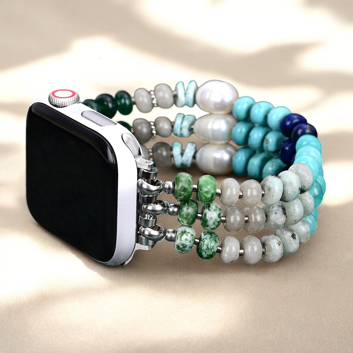 Correa Ocean Breeze Stone Stretch Apple Watch