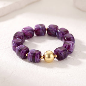 Pulsera gruesa Amethyst Dream