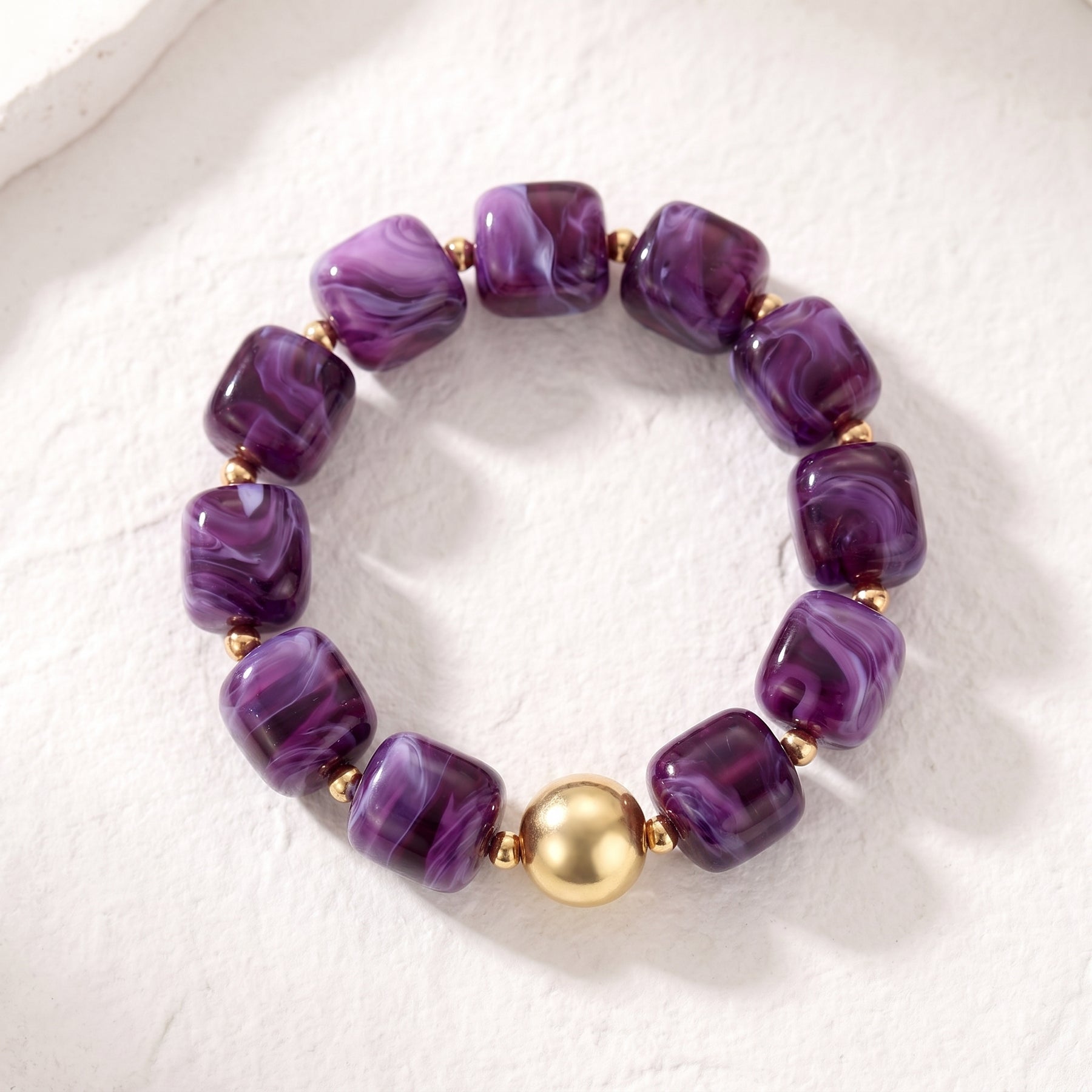 Pulsera gruesa Amethyst Dream
