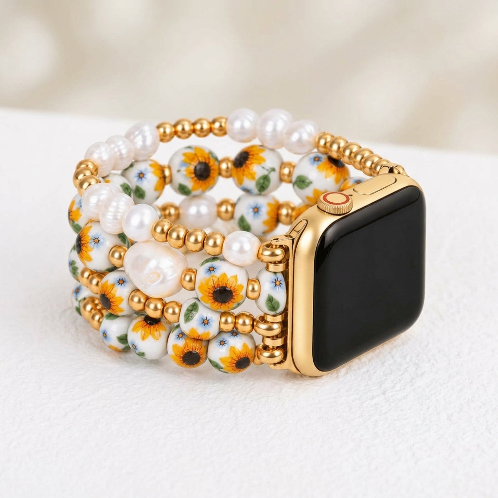 Correa para Apple Watch Sunlit Bloom de Porcelain Garden