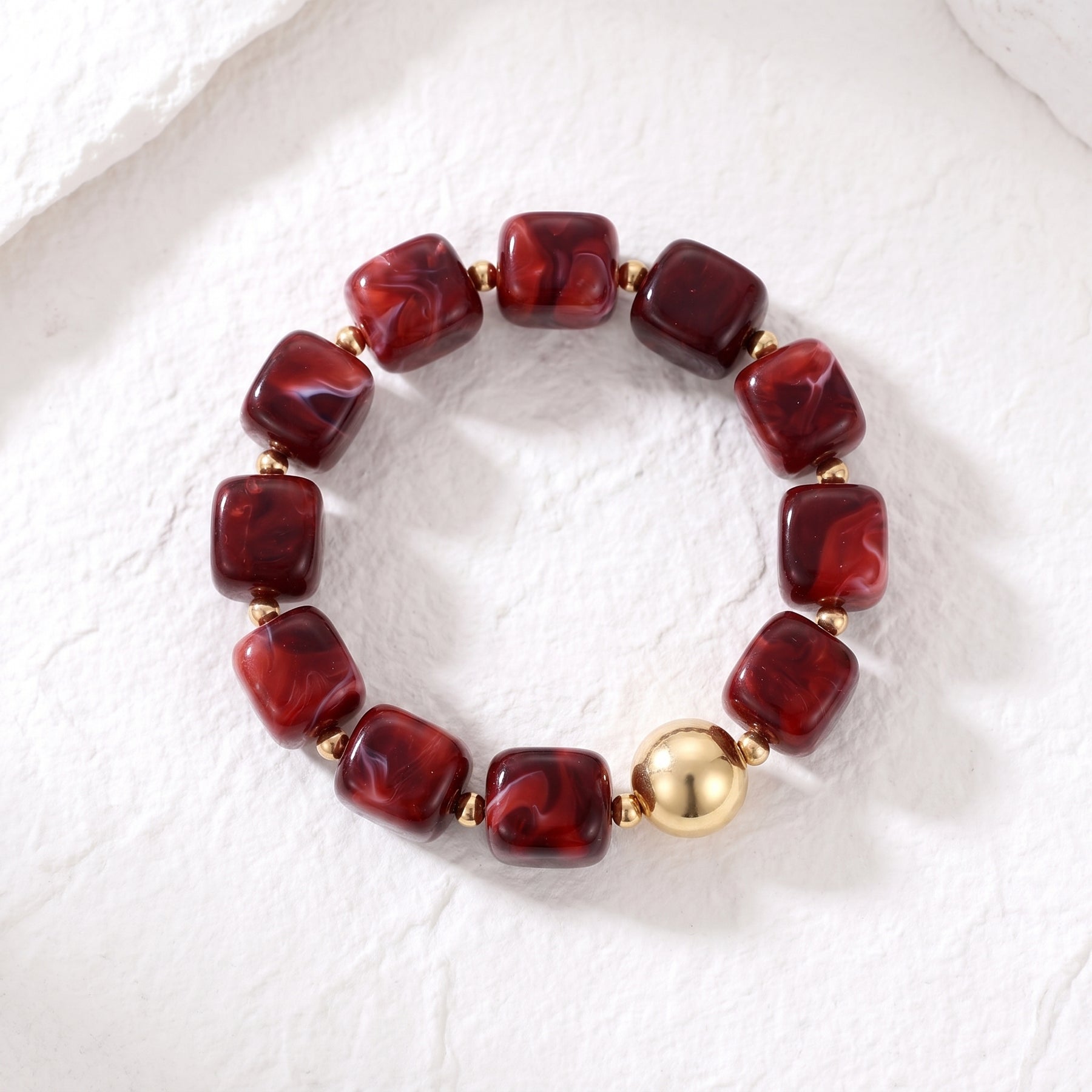 Pulsera gruesa Eclipse Escarlata