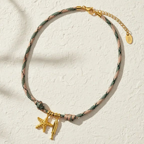 Collar con colgante de estrella de mar costera