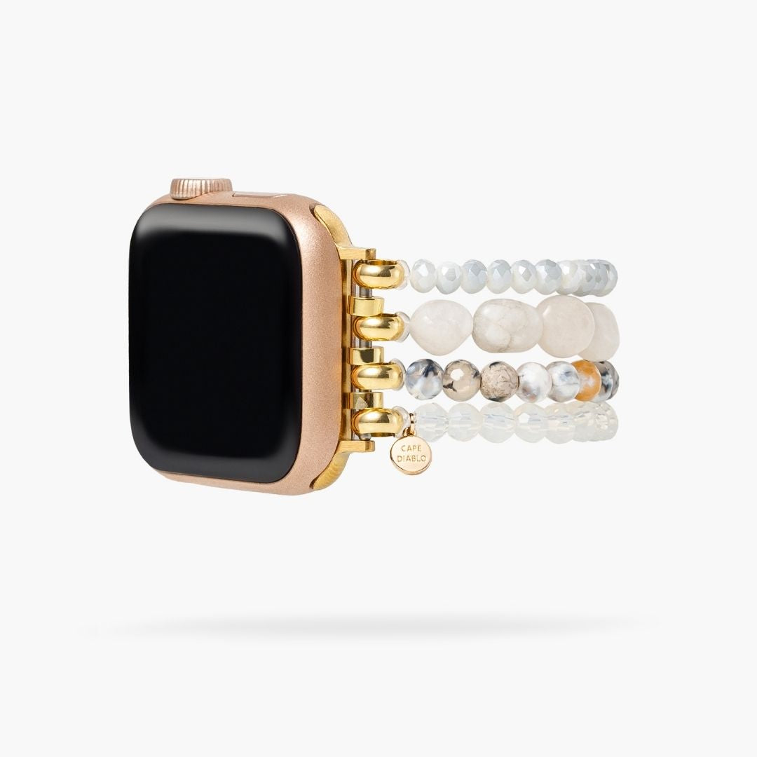 Correa para Apple Watch Harmony de ágata iluminada por la luna