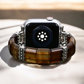 Correa elástica de ágata de duna etérea para Apple Watch