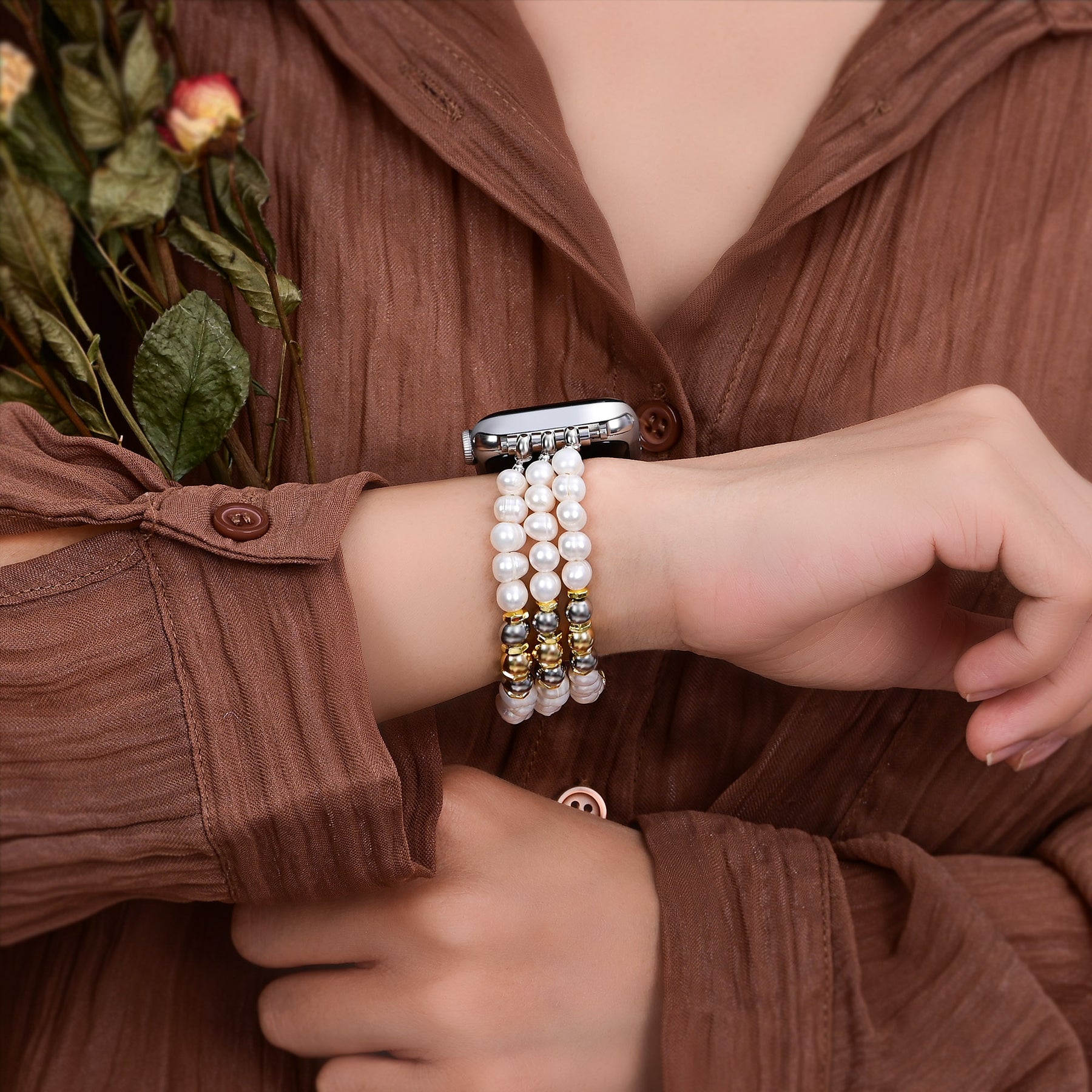 Correa Majestic Moonlight Stretch para Apple Watch