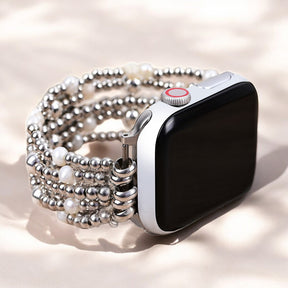 Correa elástica de perla brillante para Apple Watch