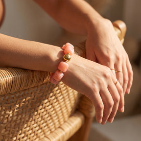 Pulsera gruesa Coral Dream