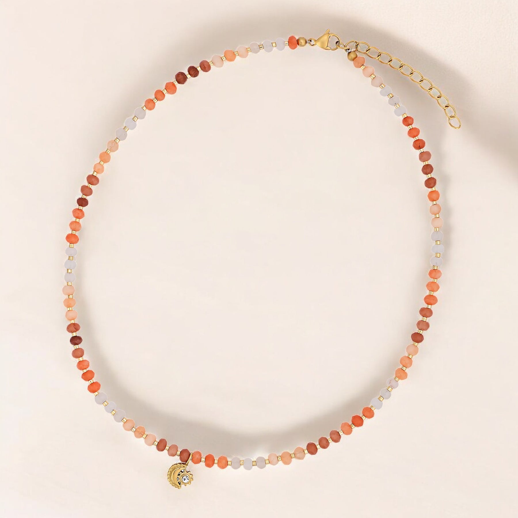 Collar de Jade Resplandor del Atardecer