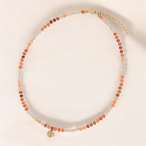 Collar de Jade Resplandor del Atardecer