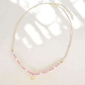 Collar de Serenidad Loto Rubor