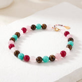 Collar grueso de cuentas con bayas