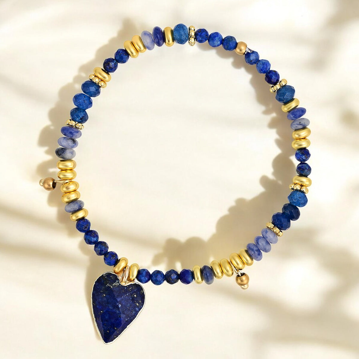 Pulsera de Loto Ágata Medianoche