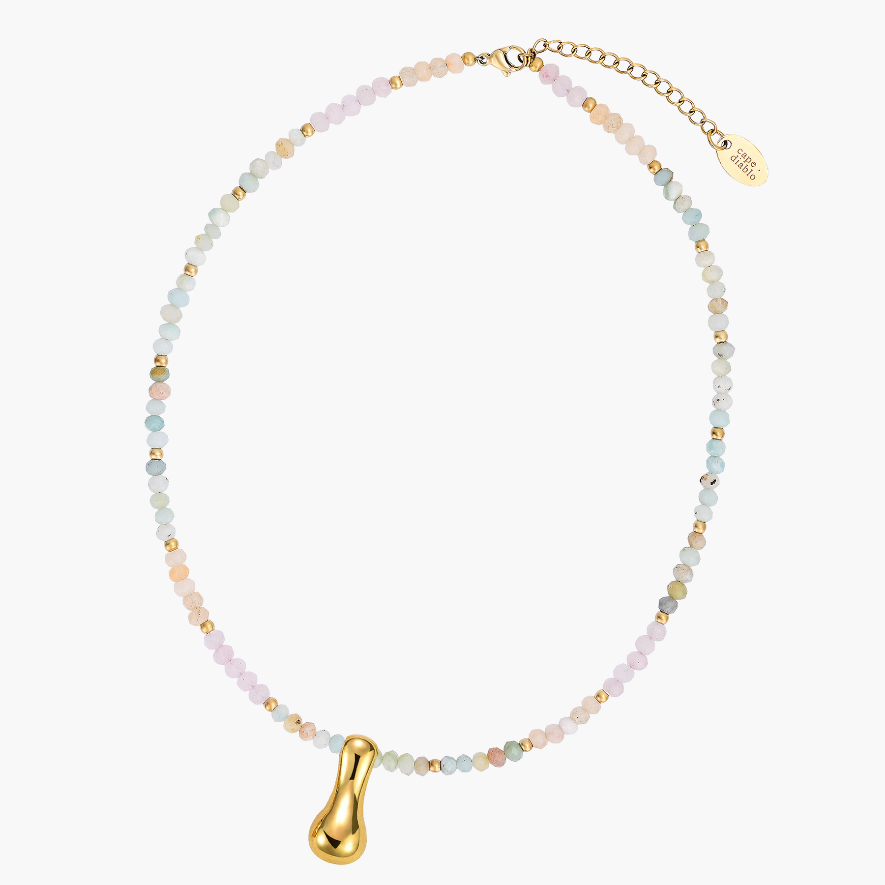 Collar Inicial Bubble Pastel