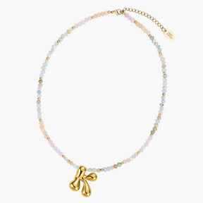 Collar Inicial Bubble Pastel