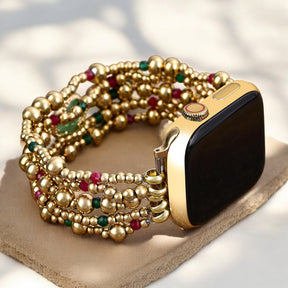 Correa Merry Clover Gold Stretch para Apple Watch