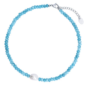 Collar de perlas Jade Blossom