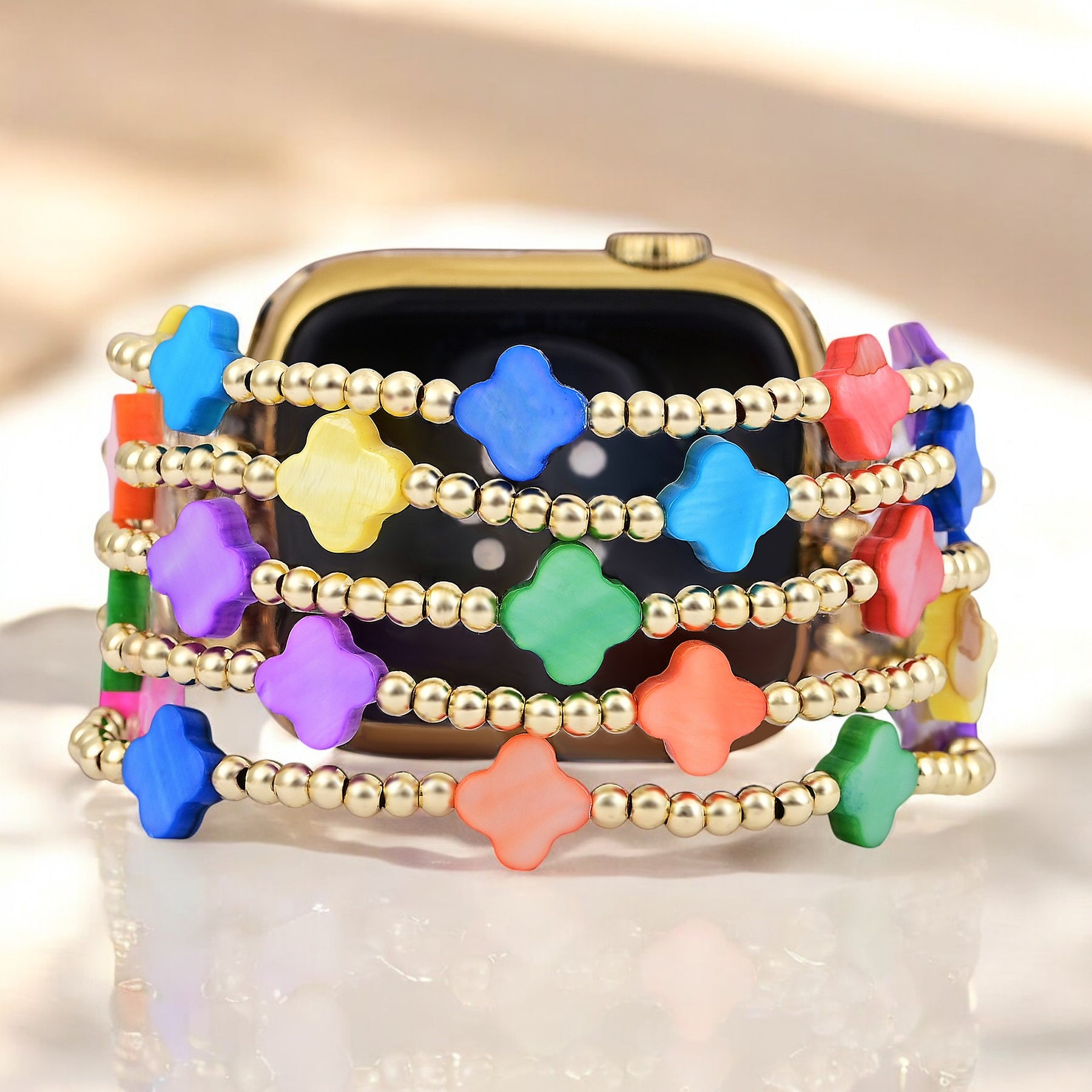 Correa Chakra Clover Stretch Apple Watch