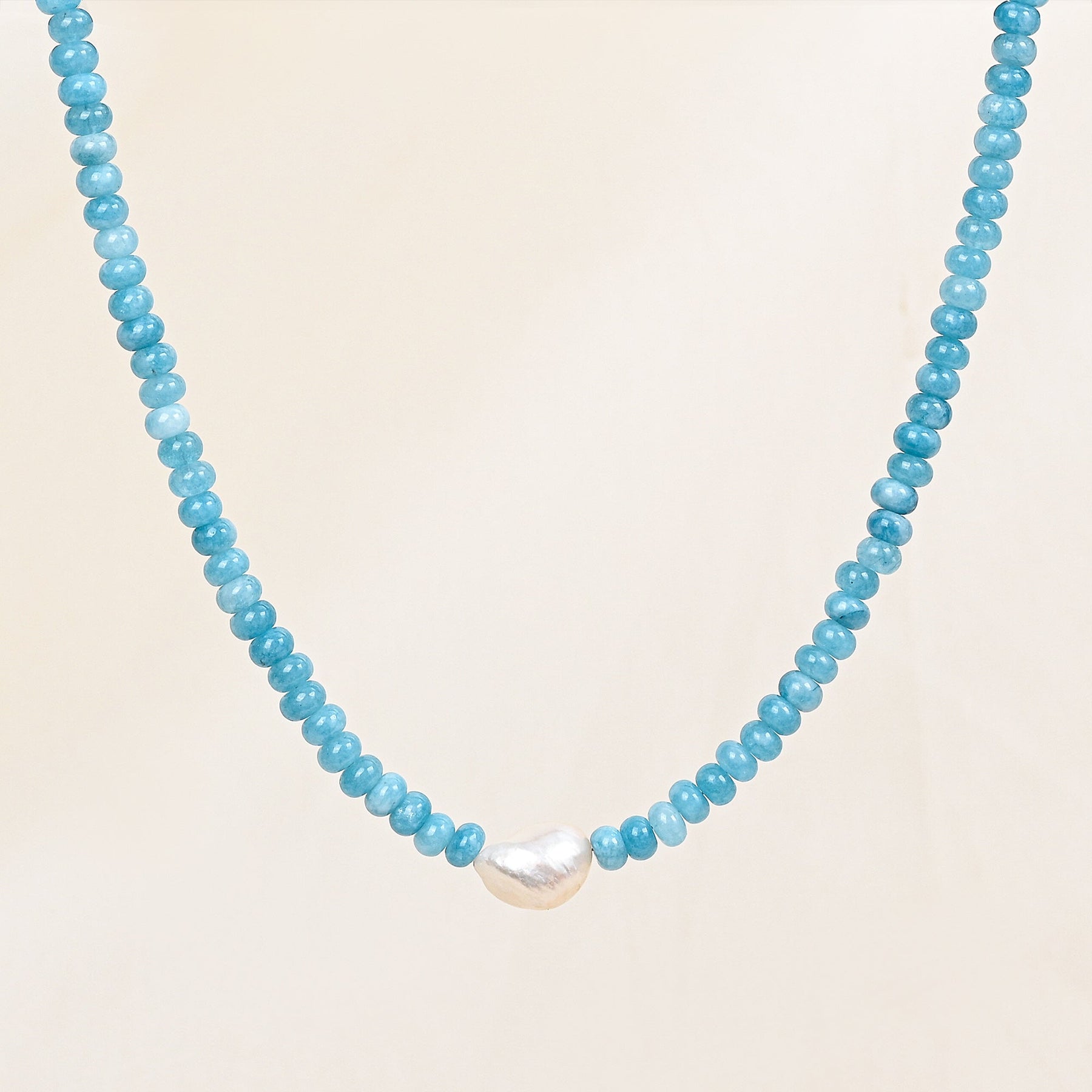 Collar de perlas Jade Blossom