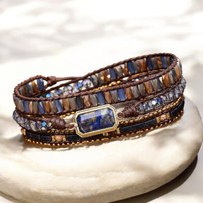 Pulsera Envoltura Realeza Medianoche