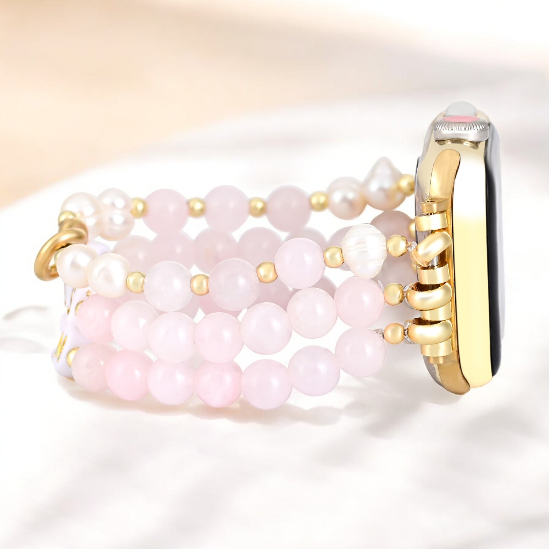 Correa elástica Boss Mom Rose Quartz para Apple Watch
