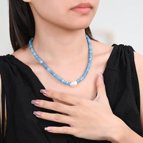 Collar de perlas Jade Blossom