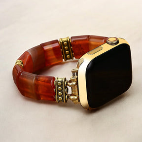Correa elástica Serene Flame Agate para Apple Watch