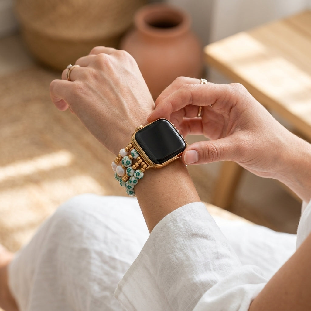 Correa para Apple Watch Emerald Grove de Porcelain Garden