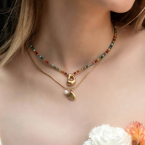 Collar Inicial Bubble Pastel