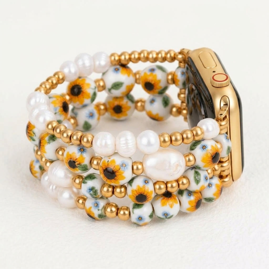 Correa para Apple Watch Sunlit Bloom de Porcelain Garden