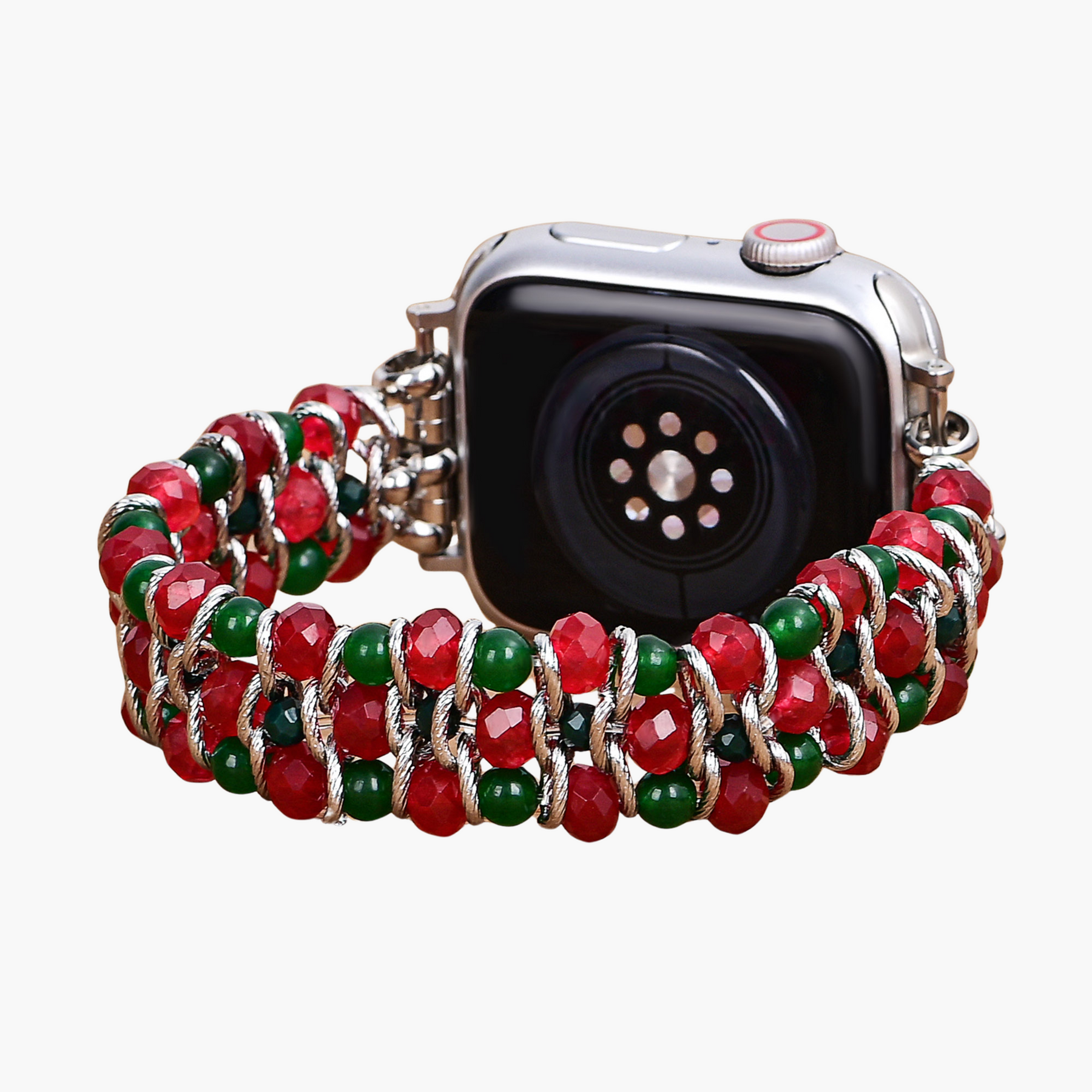Correa elástica para Apple Watch con encanto navideño