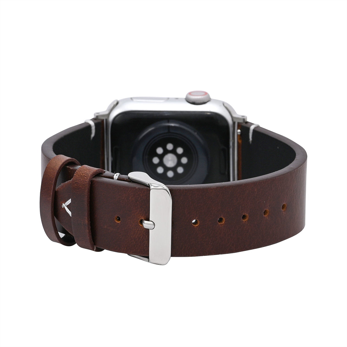 Correa de cuero azul para Apple Watch para hombre