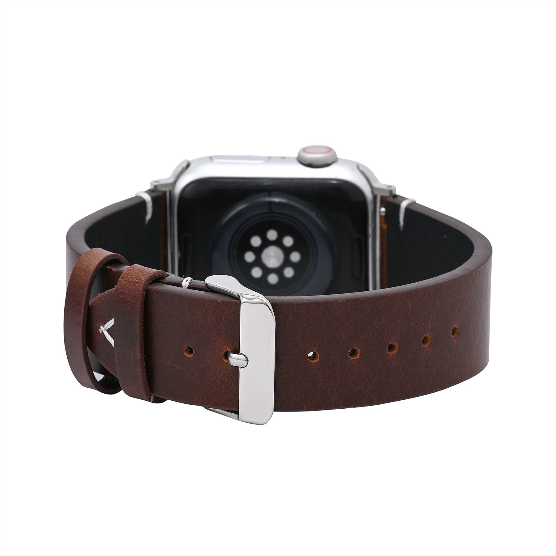 Correa de cuero azul para Apple Watch para hombre