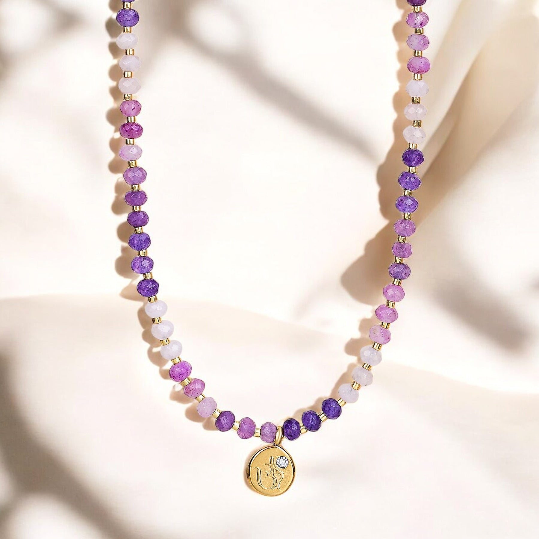 Collar de Jade Lavanda Bliss
