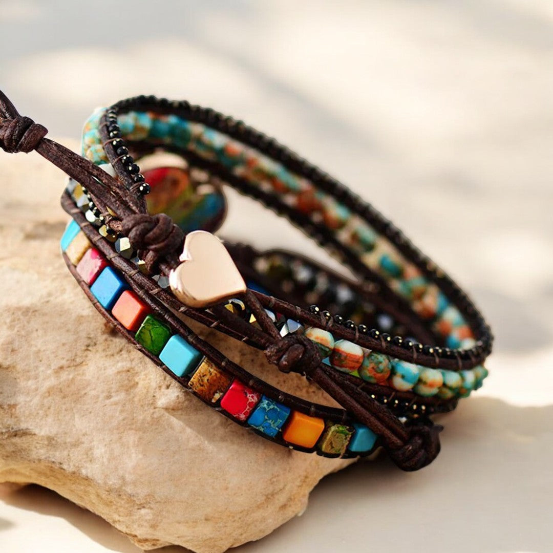 Pulsera envolvente de protección Chakra Moonlight