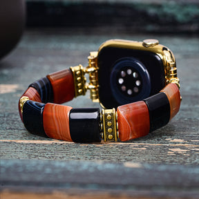 Correa Haunted Stripes Halloween para Apple Watch