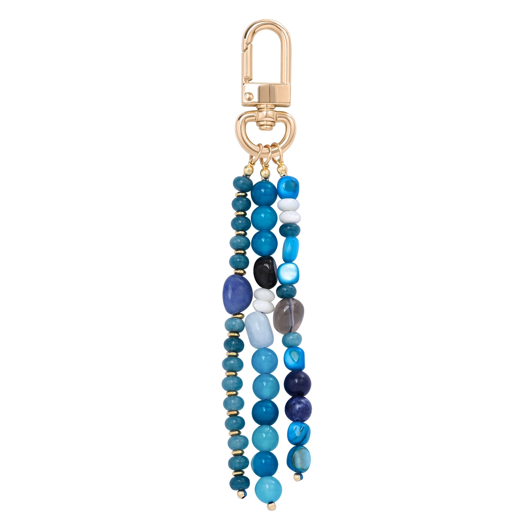 Charm para bolso Armonía de Ágata Azul