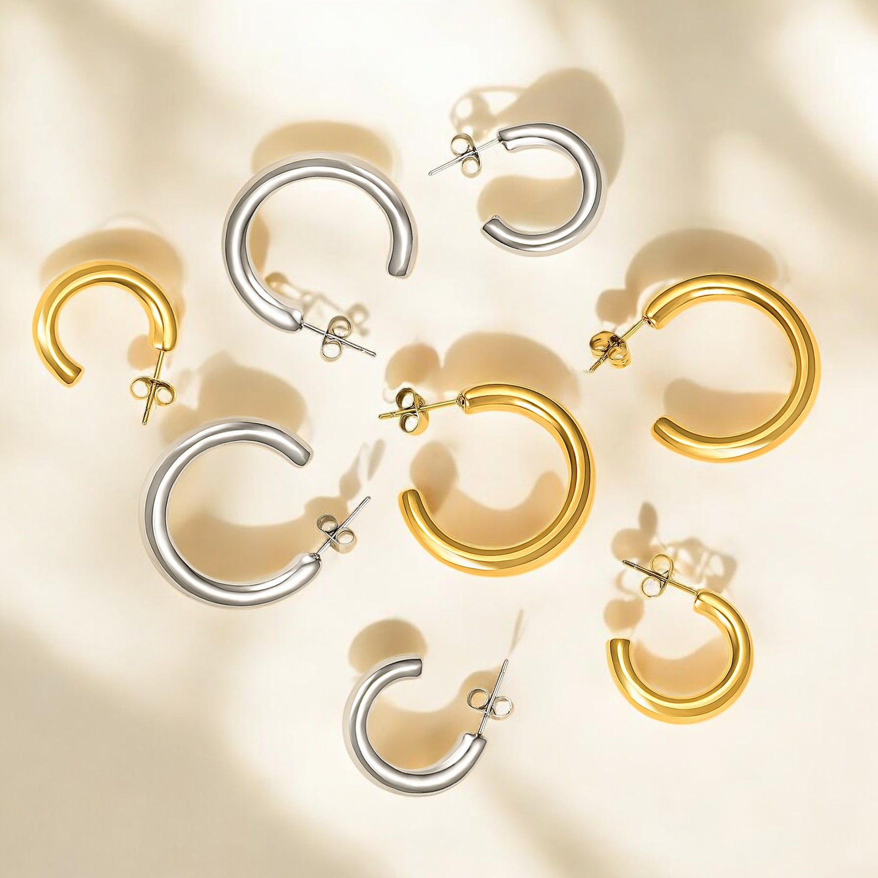 Aros de lujo elegantes