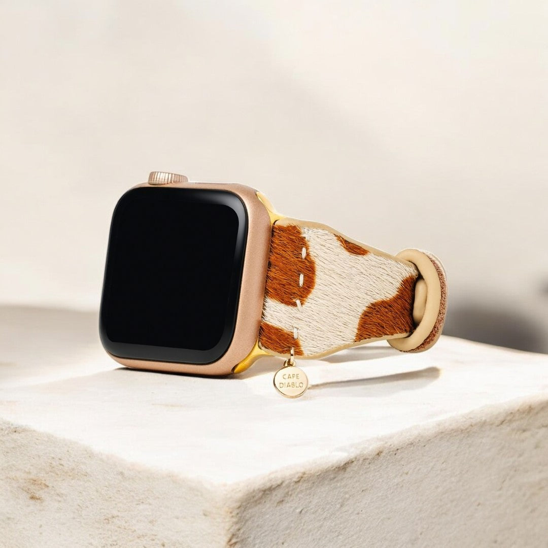 Correa de cuero elegante Savannah para Apple Watch