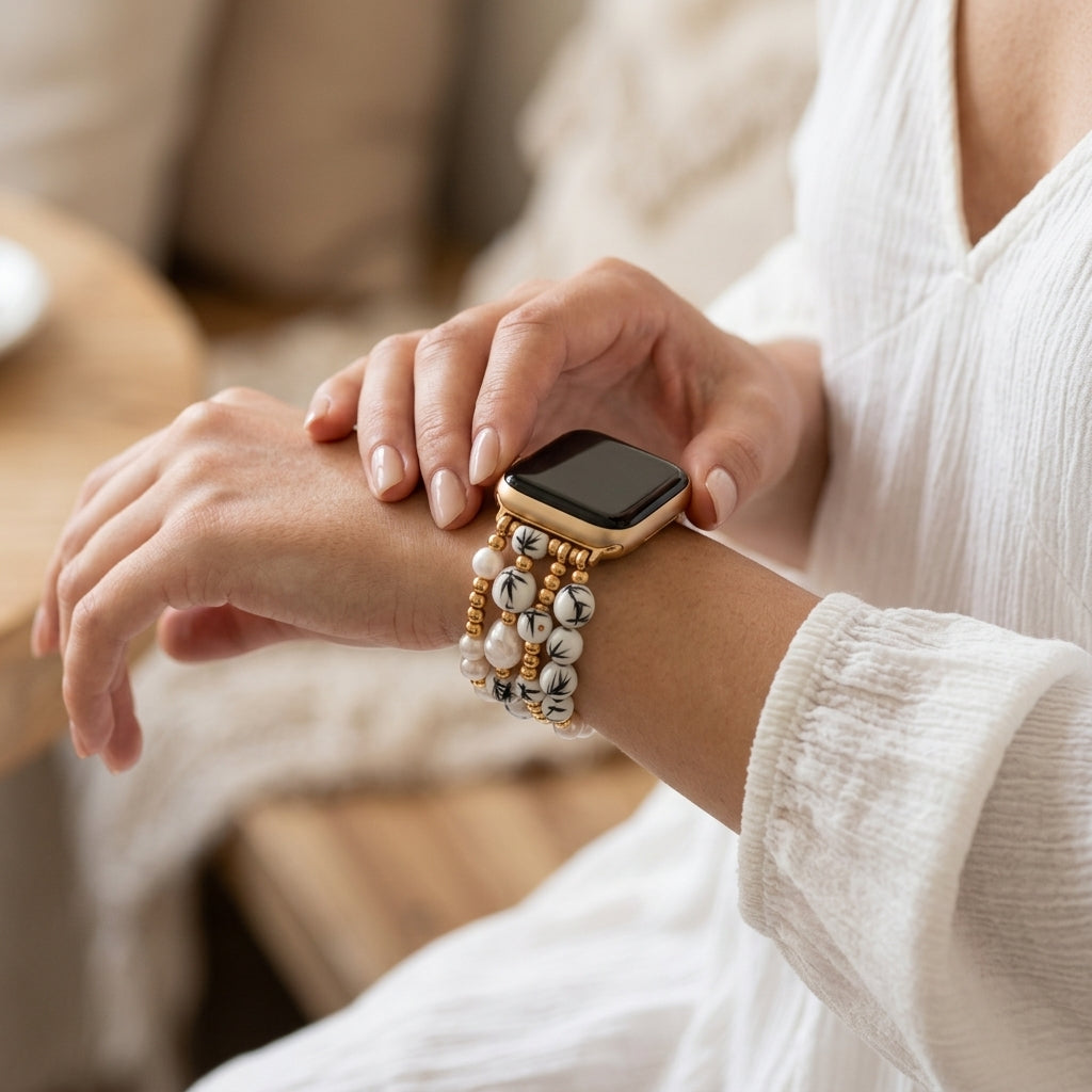 Correa para Apple Watch Bamboo Mist de Porcelain Garden