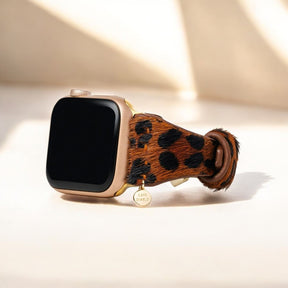 Correa Panthera Brown Leather Apple Watch