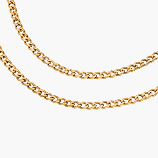 Cadena Cubana (Oro) 4mm