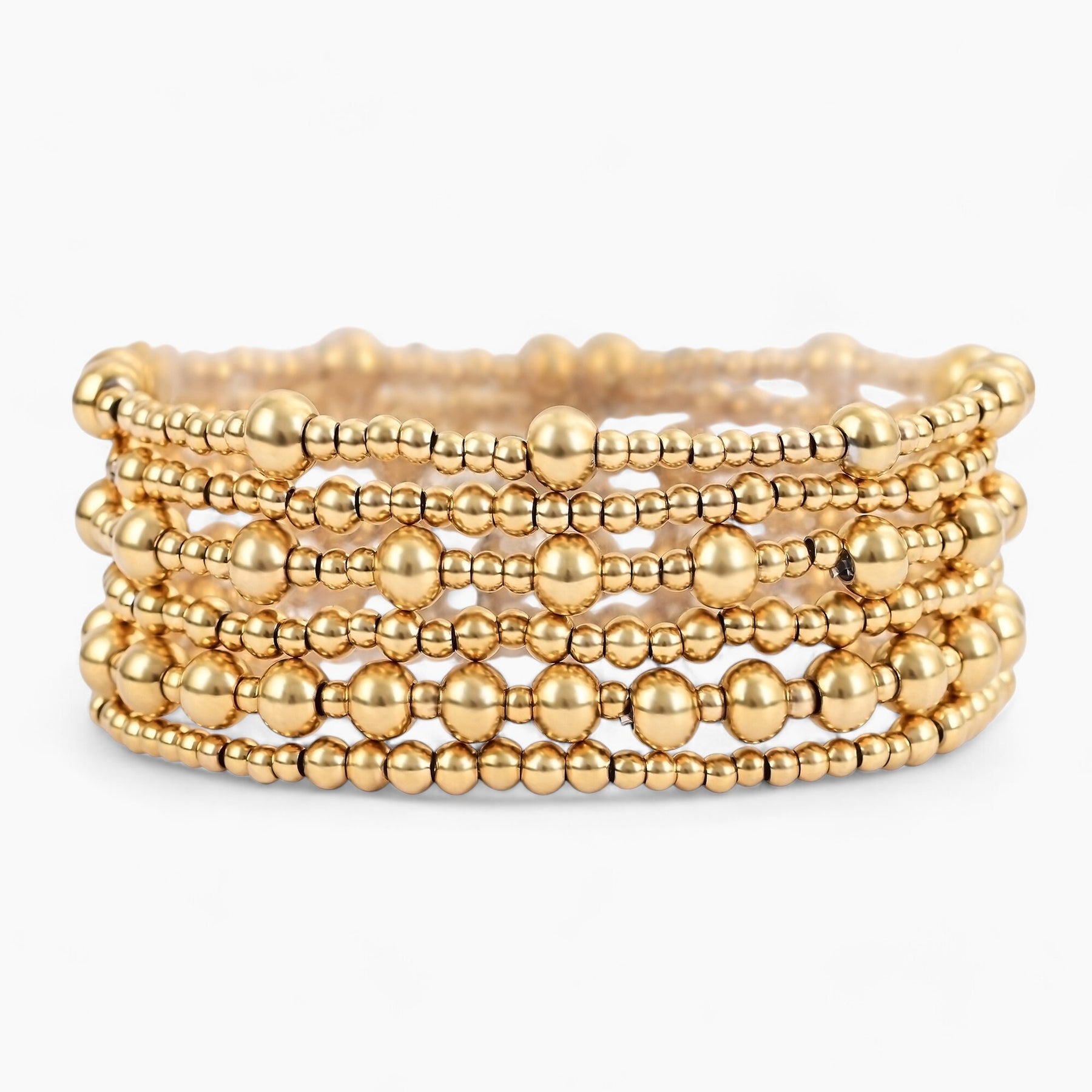 Conjunto de pulseras Golden Demure