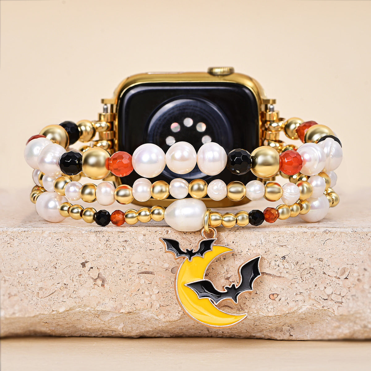 Correa para Apple Watch con brillo encantado de Halloween