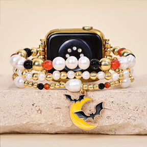 Correa para Apple Watch con brillo encantado de Halloween