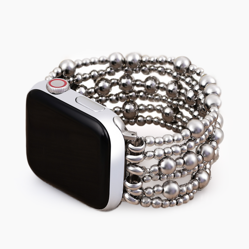 Correa Platinum Demure Stretch Apple Watch