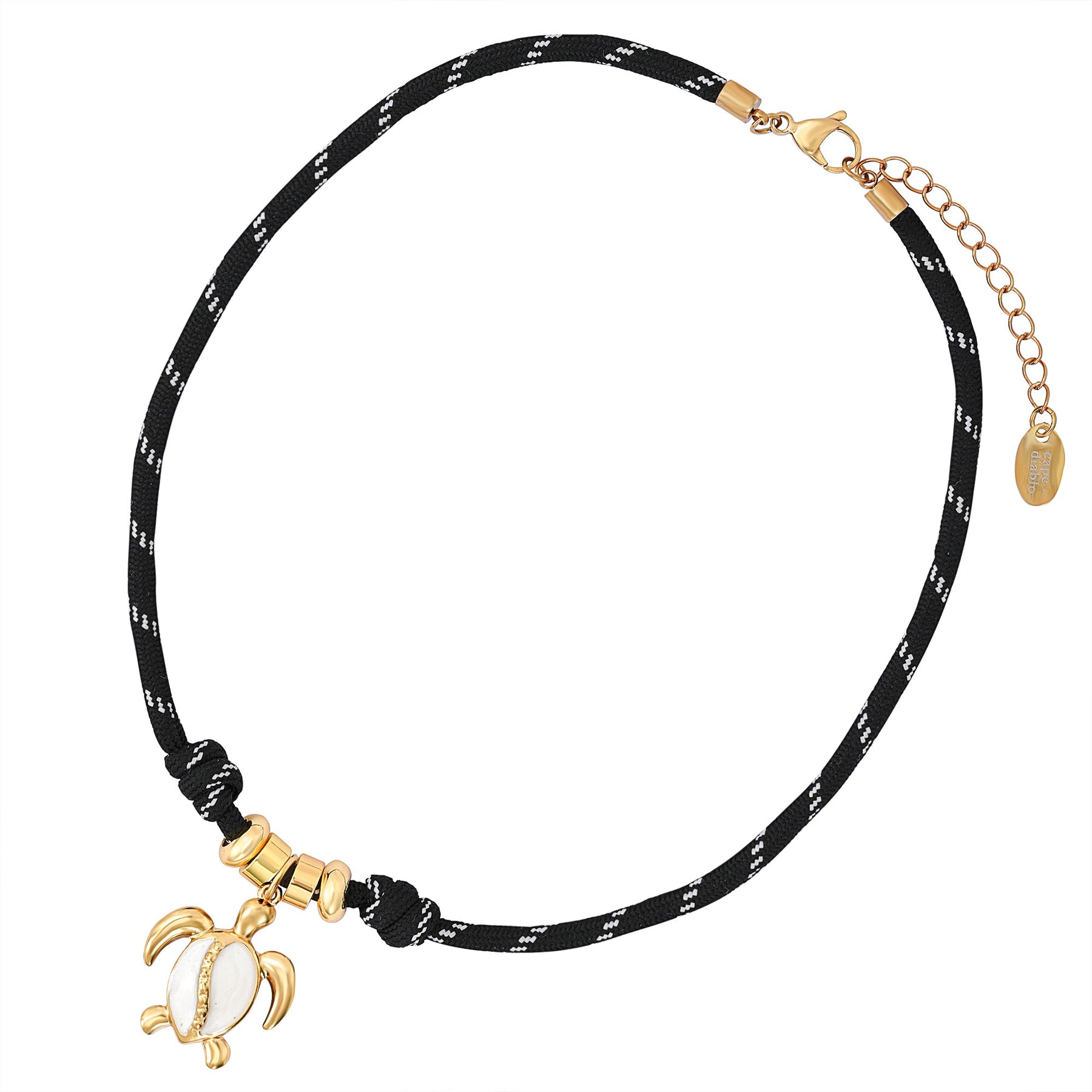 Collar con colgante de viaje de tortuga