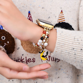 Correa para Apple Watch con brillo encantado de Halloween